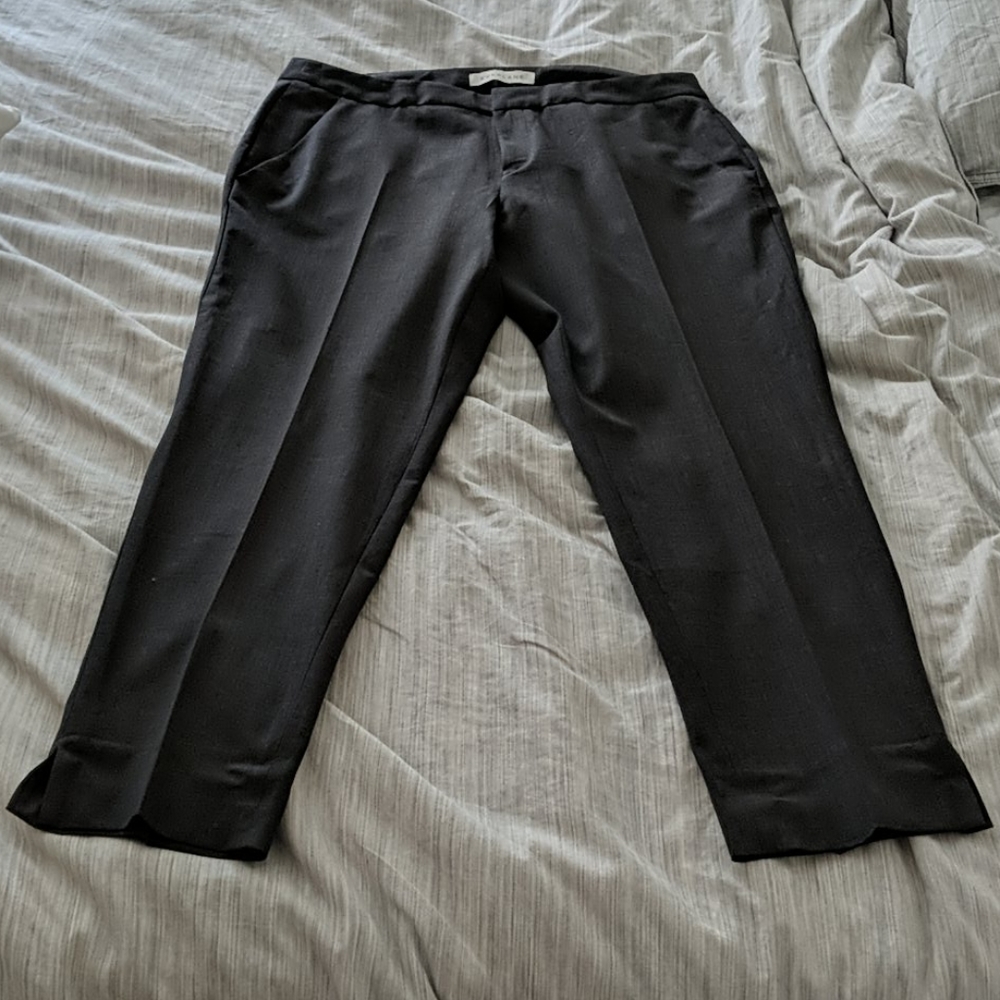 Everlane gray slim wool pant